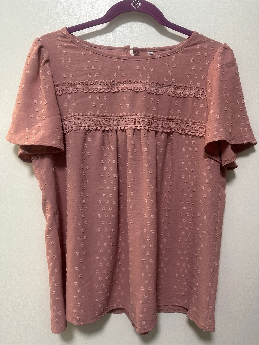 Short sleeve top size M